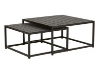 Aruba Square Nest of 2 Coffee Tables